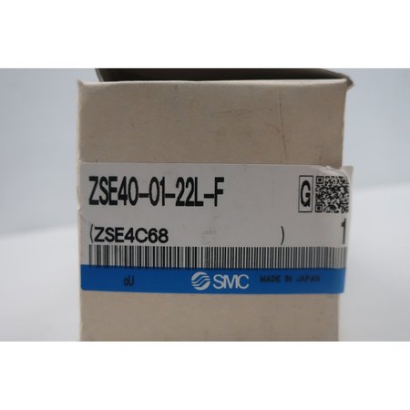 Smc Zse40-01-22L-F 10-101.3Kpa 12-24V-Dc Pressure Switch ZSE40-01-22L-F